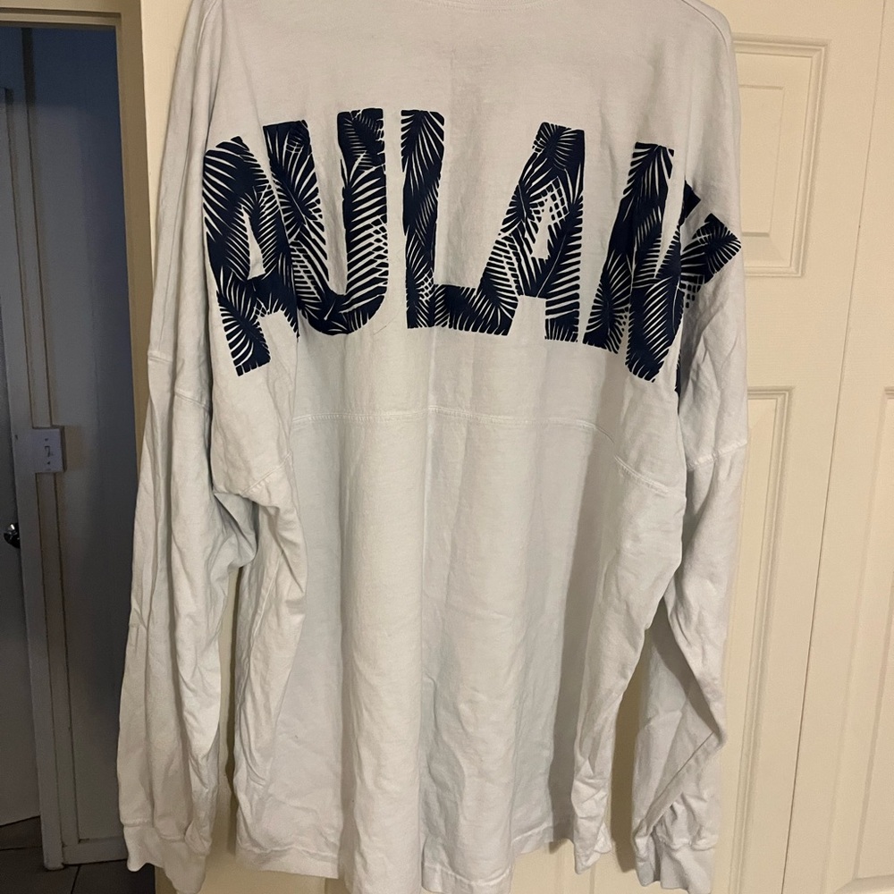 Disney White and Blue Aulani Spirit Jersey. Oversized. XXL.